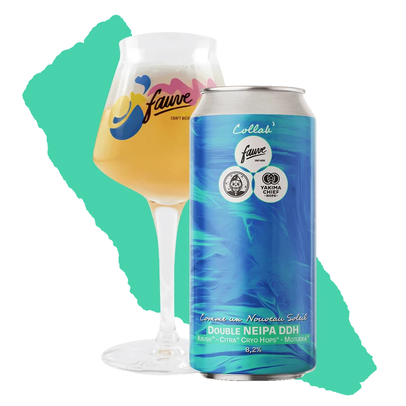 Comme Un Nouveau Soleil - Double NEIPA DDH Krush, Citra Cryo, Motueka - Collab' Messorem & Yakima Chief Hops - 44cl