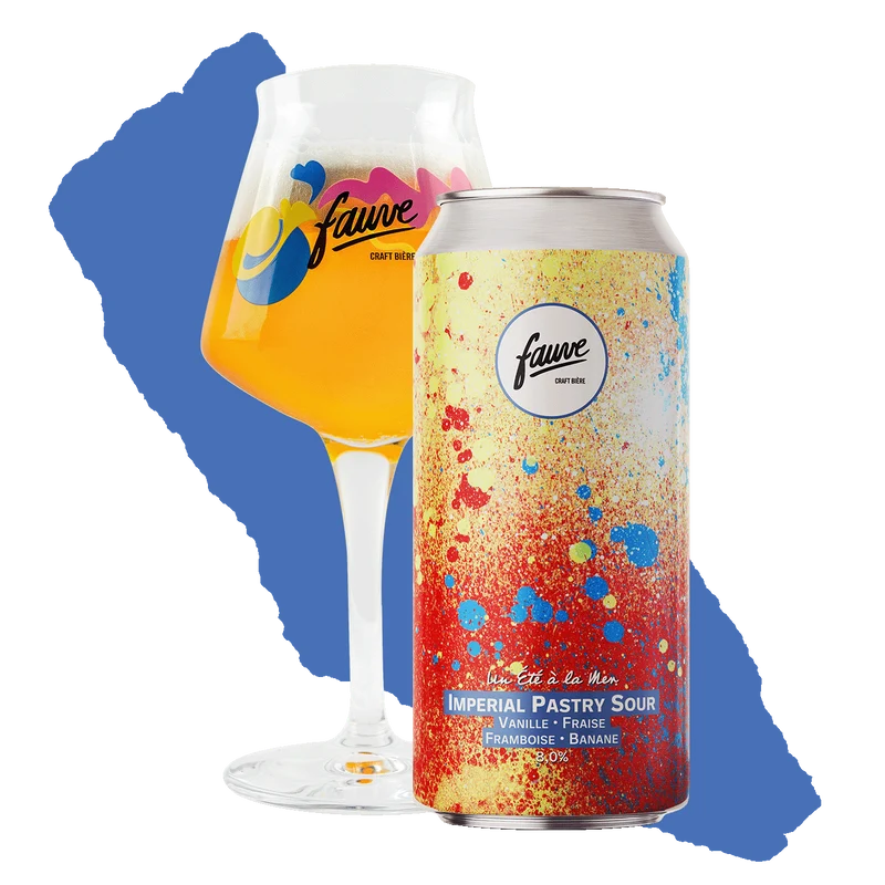 Un Été à la Mer - Imperial Pastry Sour Vanille, Fraise, Framboise, Banane - 44cL