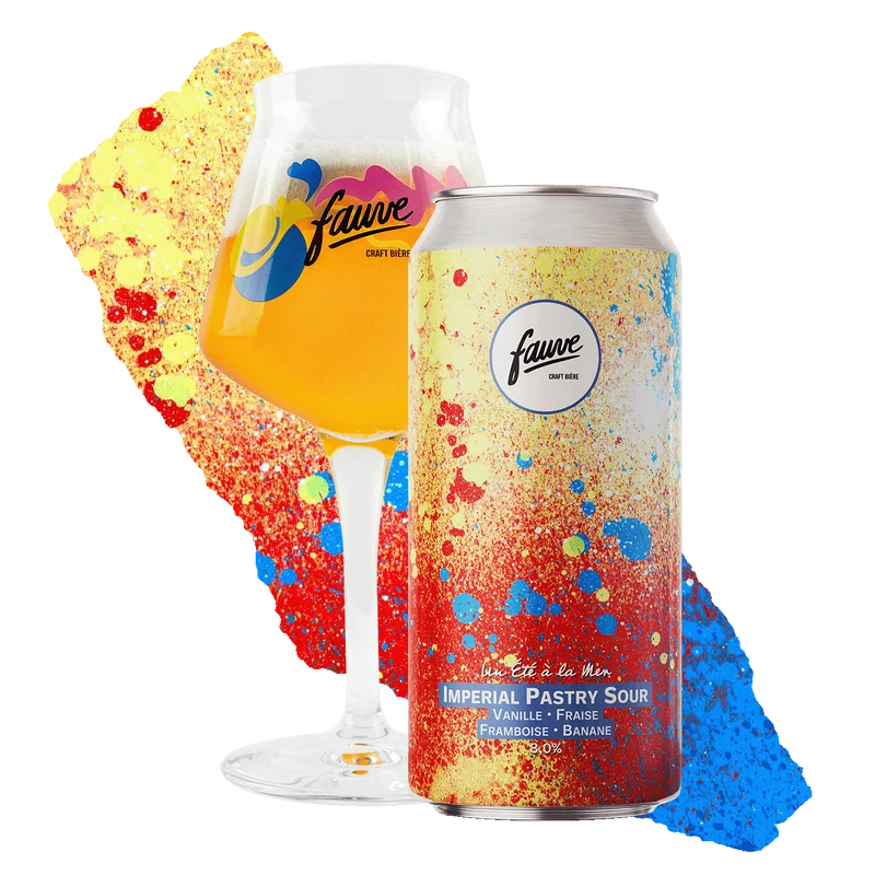 Un Été à la Mer - Imperial Pastry Sour Vanille, Fraise, Framboise, Banane - 44cL