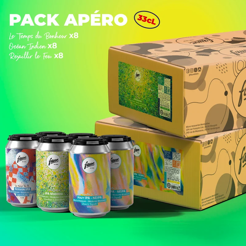 Pack Fauve Apéro : IPA - LAGER - SOUR