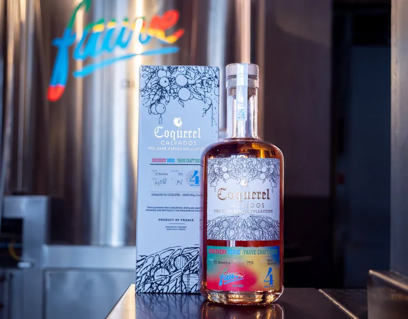 Calvados Coquerel affiné dans des barriques de Barley W. Fauve - Collab' avec le Domaine de Coquerel - 70 cL