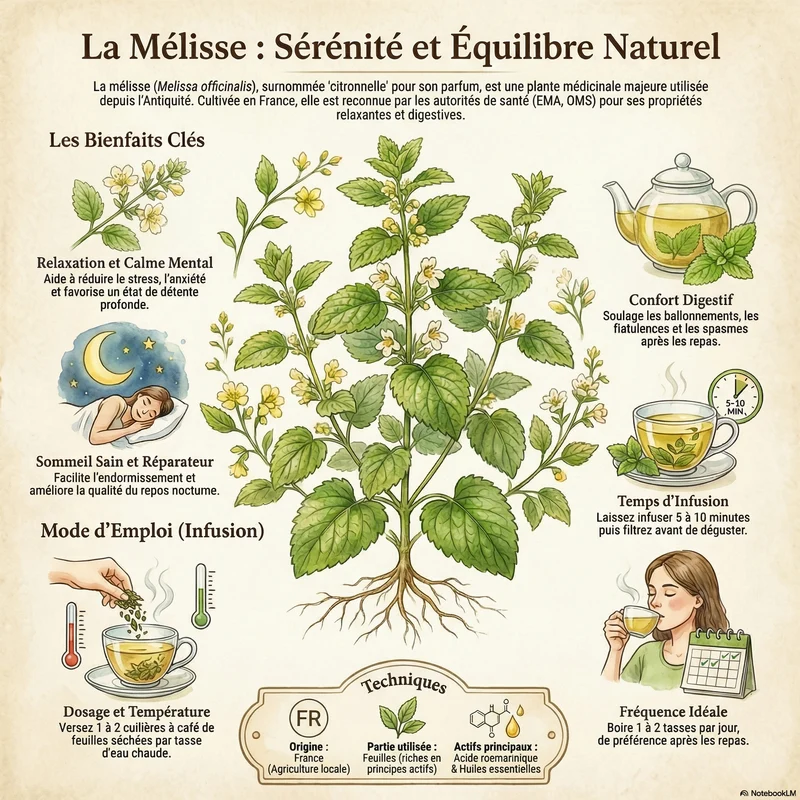 Mélisse feuille coupée — Tisane vrac | Origine France