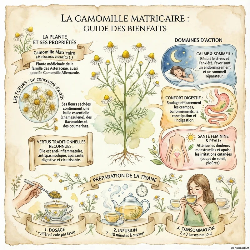 Camomille matricaire tisane