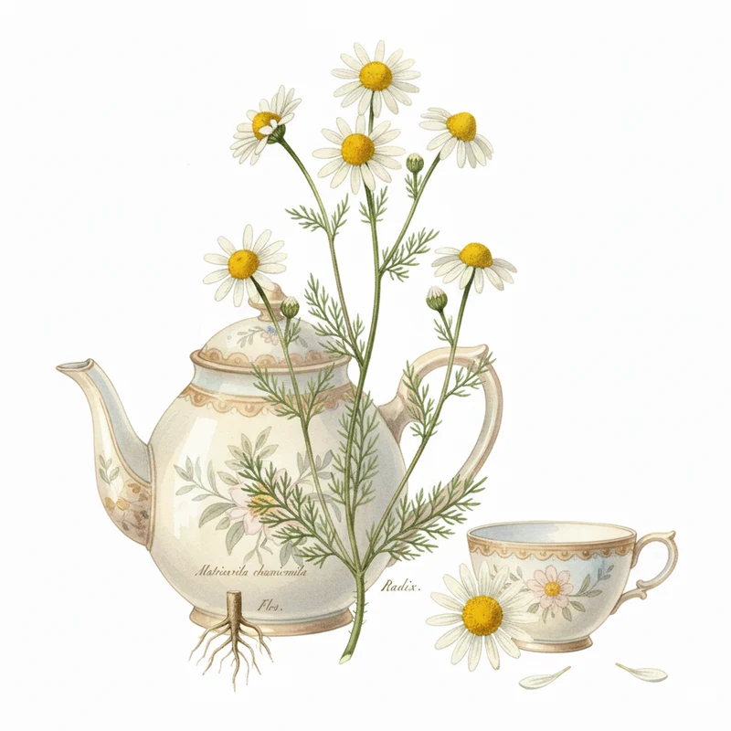 Camomille matricaire tisane
