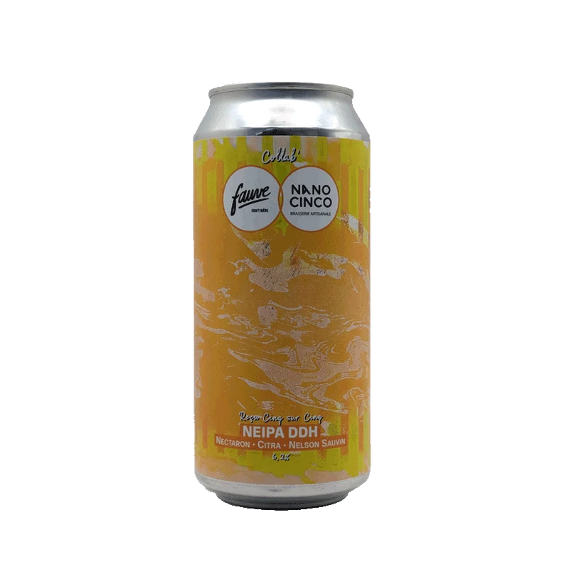 Fauve collab' Nano Cinco - Reçu Cinq sur Cinq 44cl | NEIPA DDH