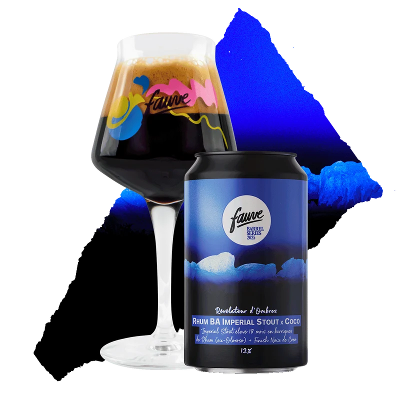 Révélateur d'Ombres - Imperial Stout élevé 18 mois en barriques de Rhum (ex-Oloroso) + Finish Noix de Coco - 33cL