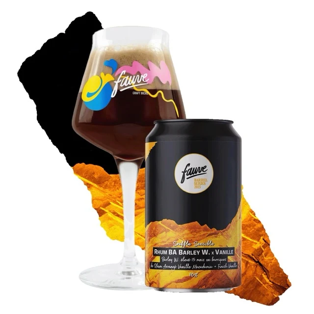 Souffle Sensible - Barley W. élevé 15 mois en barriques de Rhum Arrangé Vanille Macadamia + Finish Vanille - 33cL