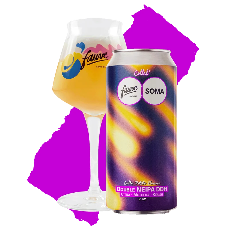 Cette Petite Flamme - Double NEIPA DDH Citra, Motueka, Krush - Collab' Soma - 44cL
