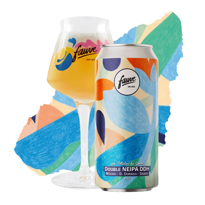 Les Pétales du Coeur - Double NEIPA DDH Mosaic, El Dorado, Sabro - 44cL