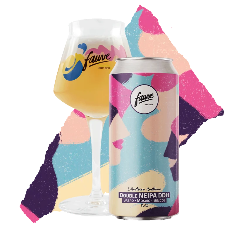 L'Histoire Continue - Double NEIPA DDH Sabro, Mosaic, Simcoe - 44cL