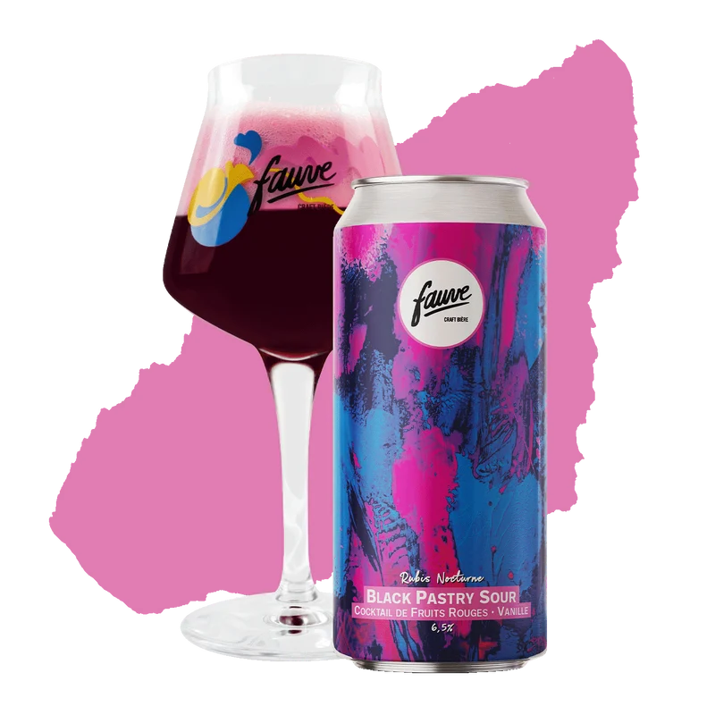 Rubis Nocturne - Black Pastry Sour - Cocktail de Fruits Rouges, Vanille - 44cL