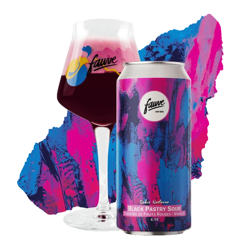 Rubis Nocturne - Black Pastry Sour - Cocktail de Fruits Rouges, Vanille - 44cL