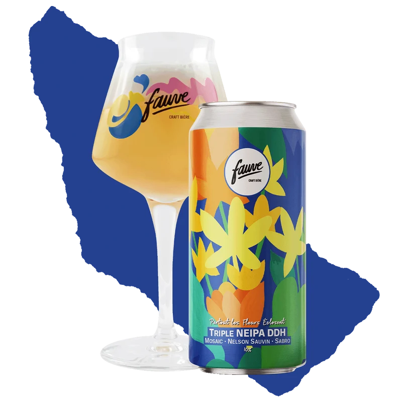 Partout les Fleurs Éclosent - Triple NEIPA DDH - Mosaic, Nelson Sauvin, Sabro - 44cL
