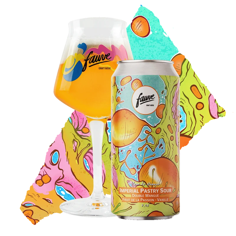 Fleur de Mangue - Imperial Pastry Sour - Double Mangue, Fruit de la Passion, Vanille - 44cL