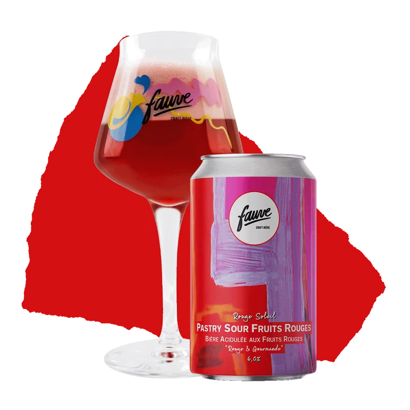 Rouge Soleil - Pastry Sour Fruits Rouges, Vanille - 33cL