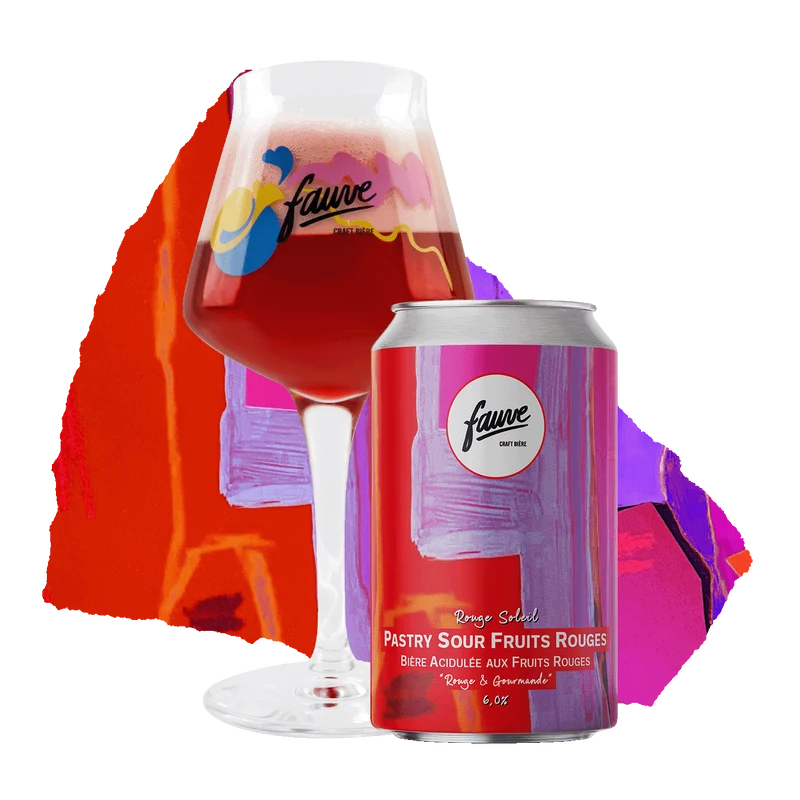 Rouge Soleil - Pastry Sour Fruits Rouges, Vanille - 33cL