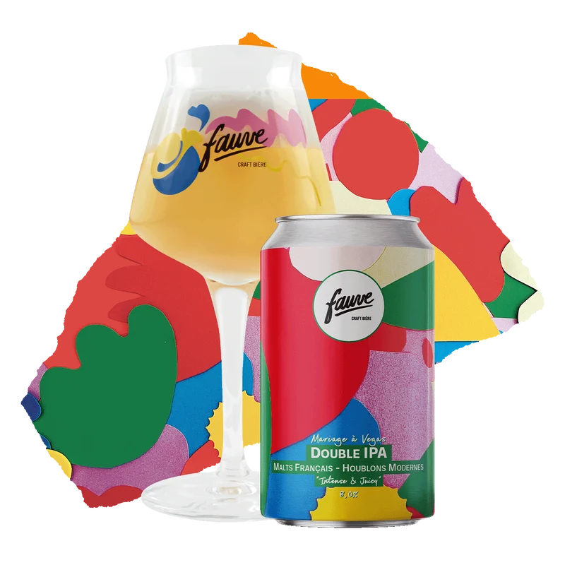 Mariage à Vegas - Double NEIPA - Malts Français et Houblons Modernes : Krush, Mosaic et Talus - 33cL