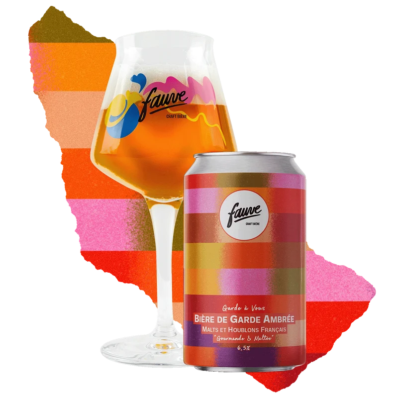 Garde à Vous - Bière de Garde Ambrée - Malts et houblons Français - 33cL