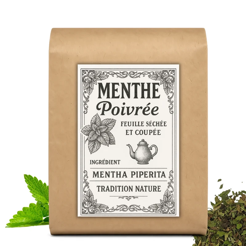 Menthe poivrée | Tisane feuilles coupées