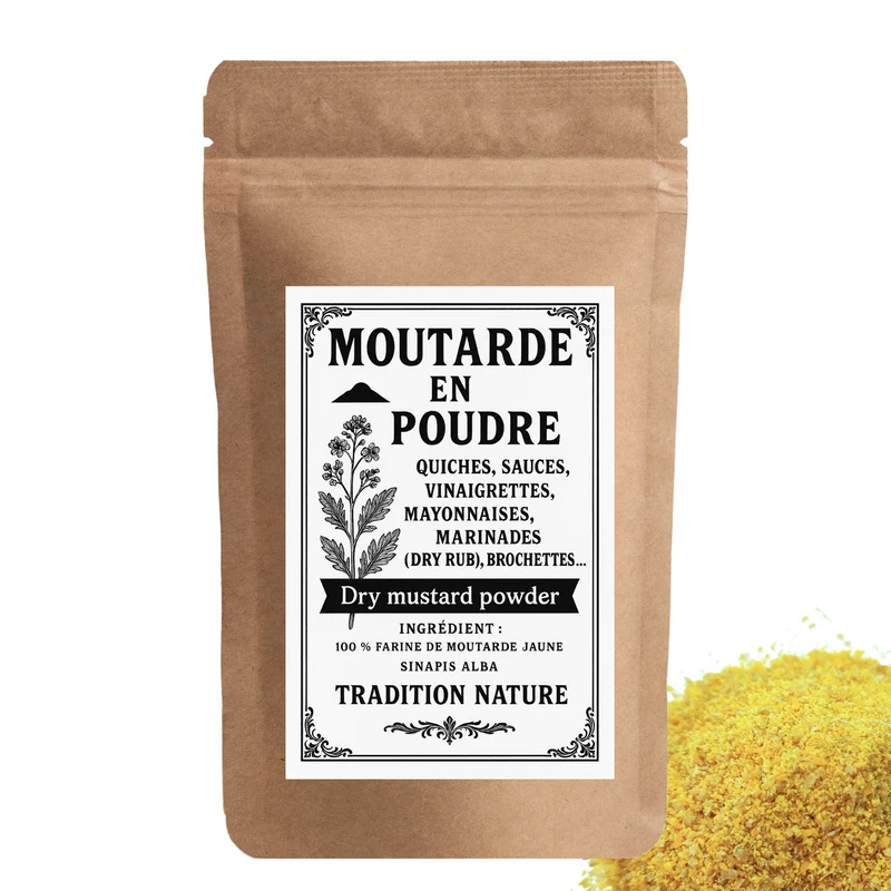 Moutarde jaune en poudre