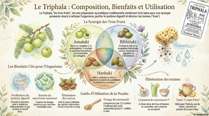 Triphala poudre | Cure détox Ayurvédique