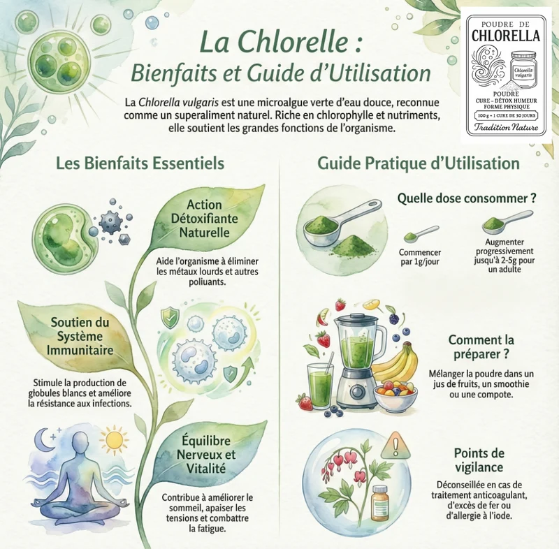 Chlorella en poudre 100 g