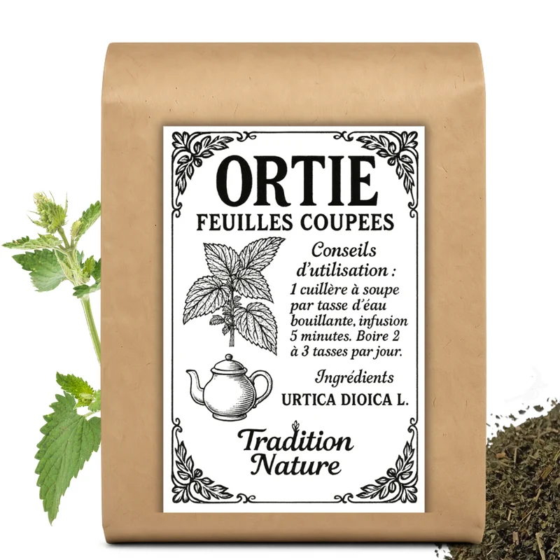 Ortie feuilles coupée tisane | Urtica dioica