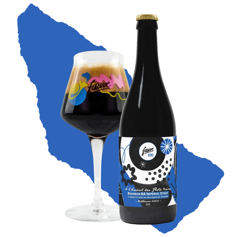 À L'Assaut Des Flots Noirs - Bourbon BA Imperial Stout - IS Élevé 24 Mois en barriques de Bourbon