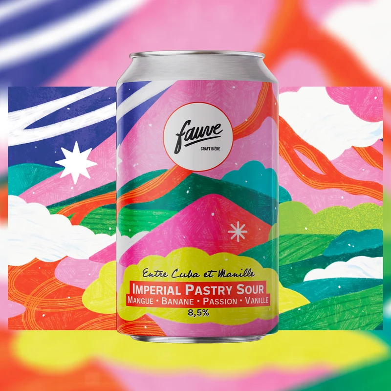 Entre Cuba et Manille - Imperial Pastry Sour, Mangue, Banane, Passion, Vanille - 33cL