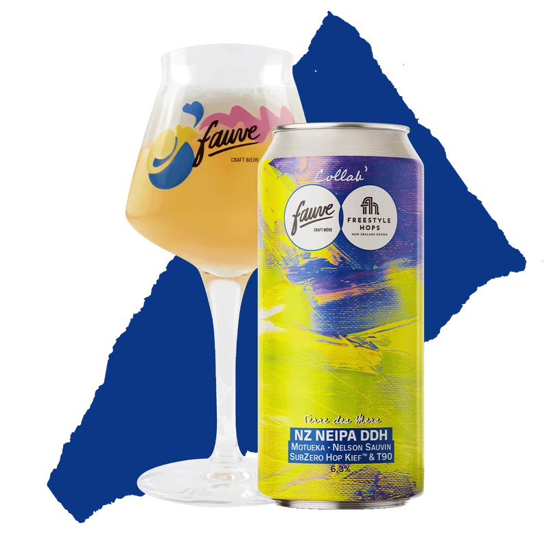 Terre des Mers - NZ NEIPA DDH Motueka, Nelson Sauvin, Subzero Hop Kief™ & T90 – Collab’ Fauve X Freestyle Hops - 44cL