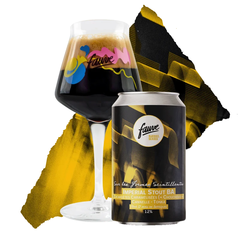 Sur les Formes Scintillantes - Imperial Stout BA Cacahuètes Caramélisées, Cannelle, Tonka – 33cL