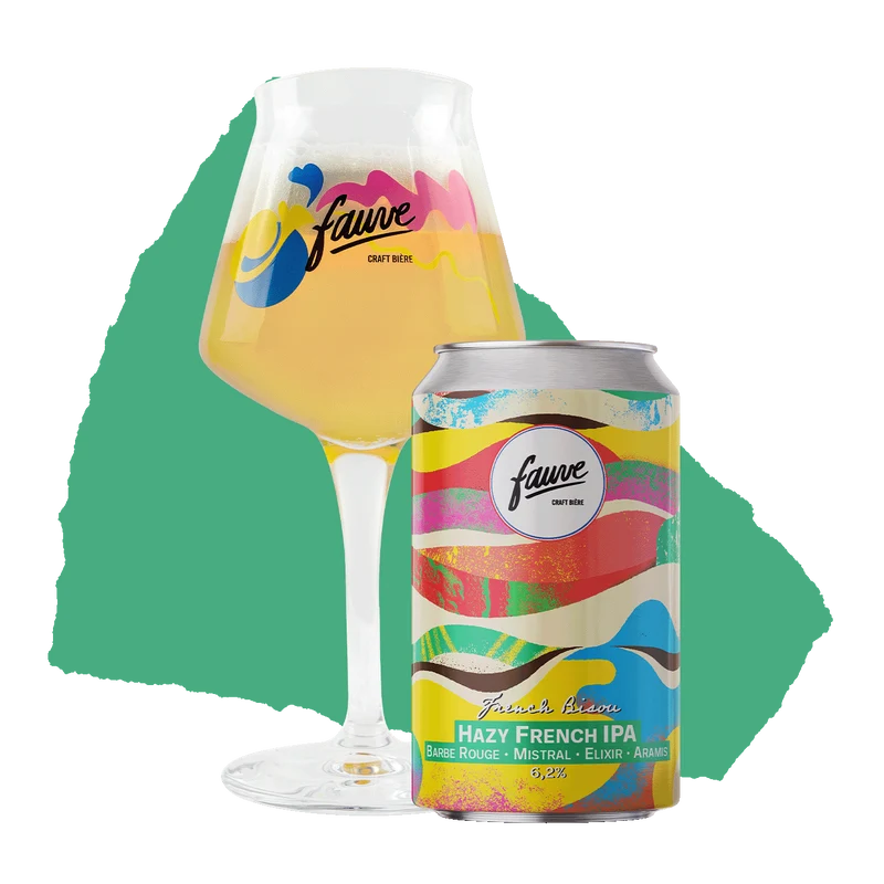 French Bisou - Hazy French IPA Barbe Rouge, Mistral, Elixir, Aramis - 33cL