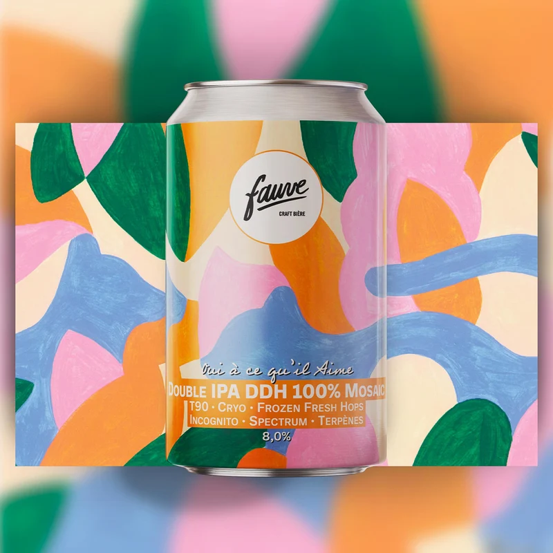 Oui à ce qu'il Aime - Double IPA DDH 100% Mosaic - T90, Cryo, Frozen Fresh Hops, Incognito, Spectrum, Terpènes - 33cL