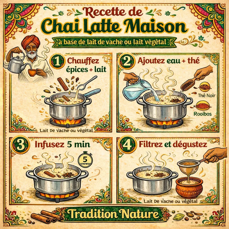 Épices Chai Latte (tchai masala)