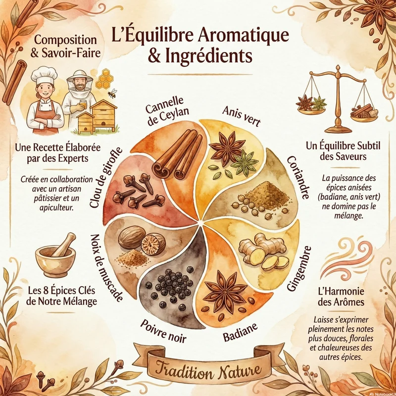Mélange pour pain d'épices & Recette facile | Épices de Noël Tradition Nature