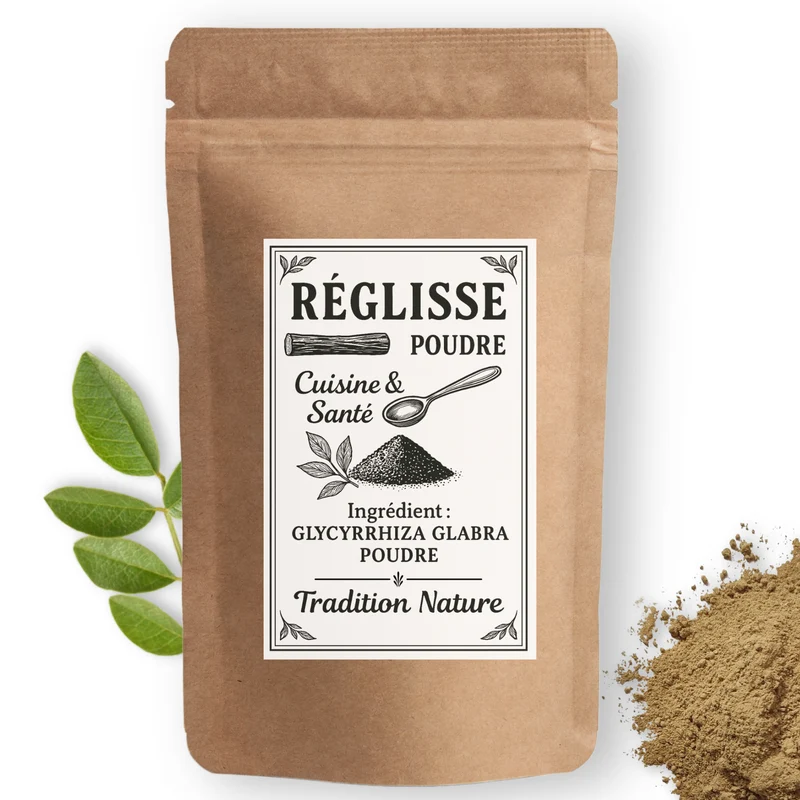 Racine de réglisse en poudre