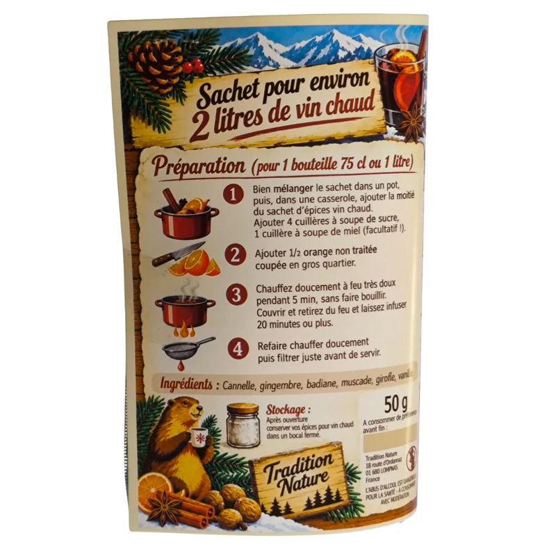 VIN CHAUD | Mélange d'Epices [pour 2 - 15 - 30 litres ]