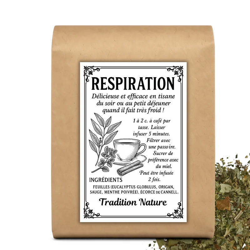 Tisane respiration à l'eucalyptus