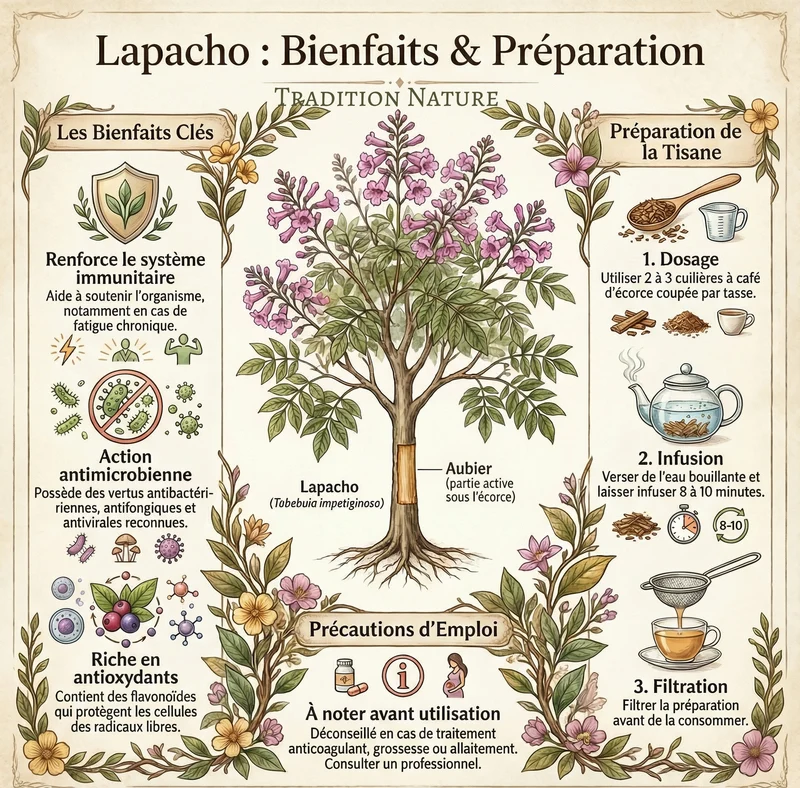 Lapacho - écorce coupée