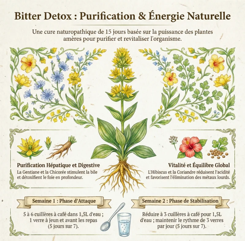 Bitter Detox | Véritable cure detox naturopathique 80 G