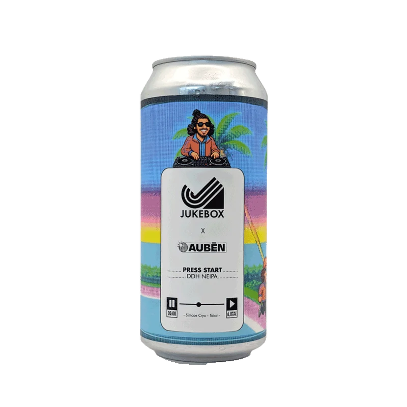 Jukebox collab' Auben - Press Start 44cl | DDH NEIPA