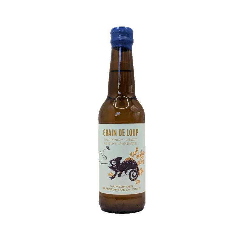 Les Brasseurs de la Jonte - Grain de Loup - 33cl | Grape Ale Chardonnay / Muscat vieillie 8 mois en barrique de Pic St Loup