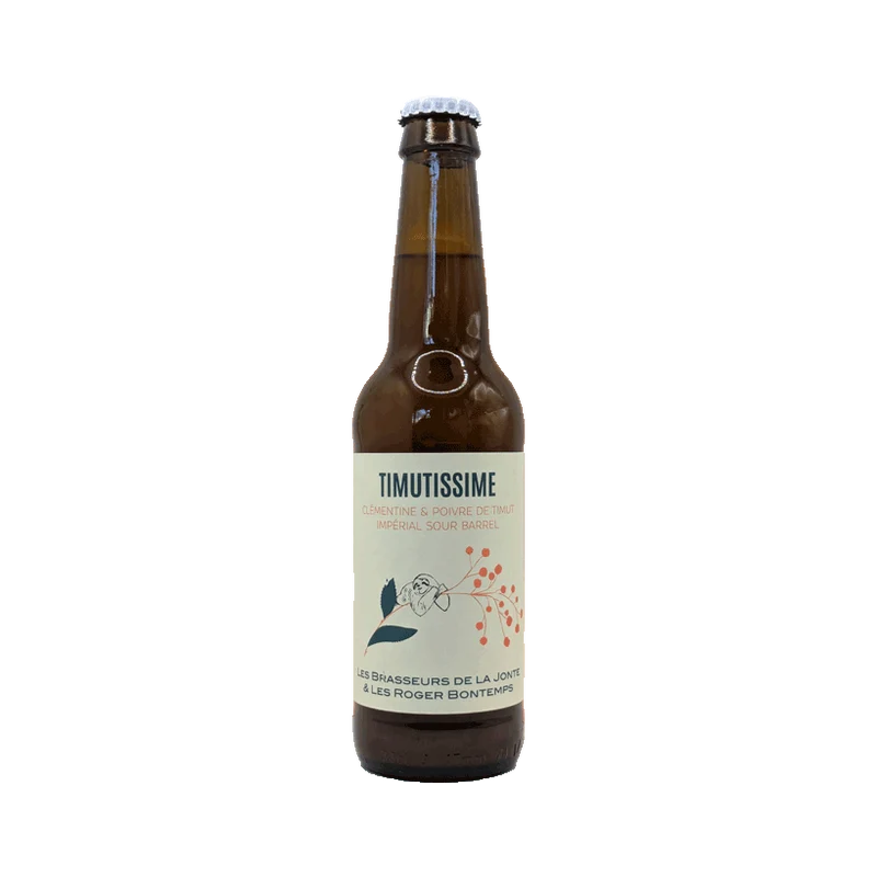 Les Brasseurs de la Jonte collab' Roger Bontemps - Timutissime - 33cl | Imperial sour Clémentine & Poivre de timut