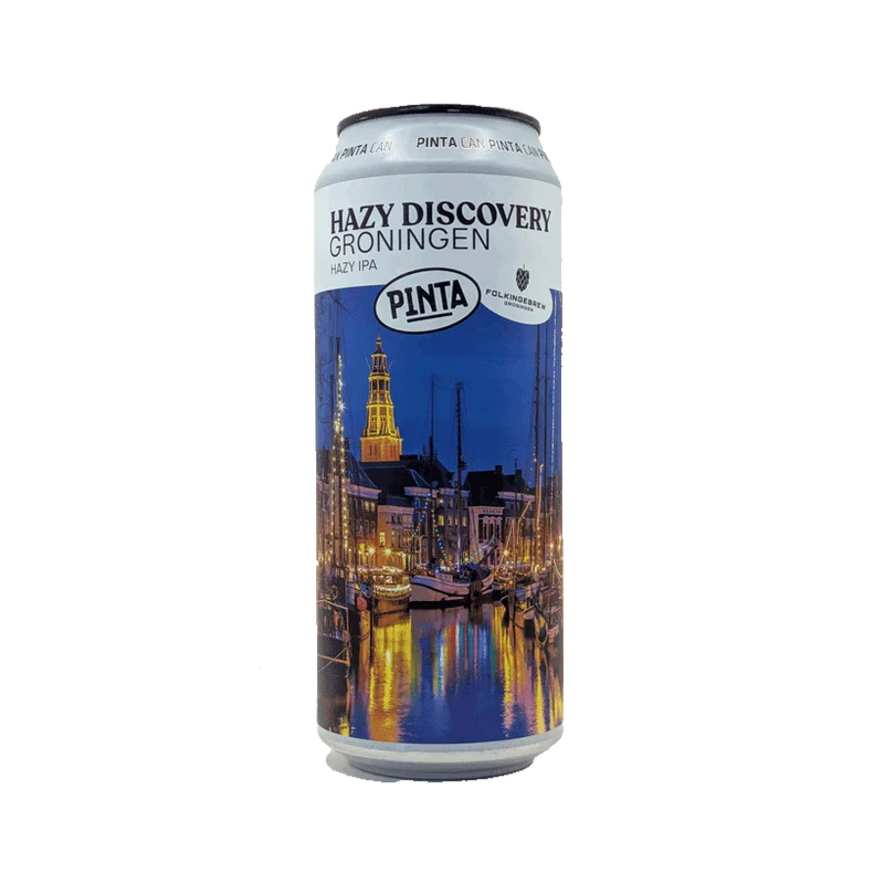 Pinta collab' Folkingebrew - Hazy Discovery Groningen 50cl | Hazy IPA