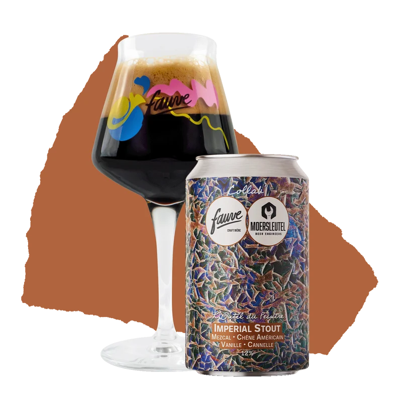 L’Outil du Peintre - Imperial Stout Mezcal, Chêne Américain, Vanille, Cannelle - Collab’ Fauve x Moersleutel - 33cL