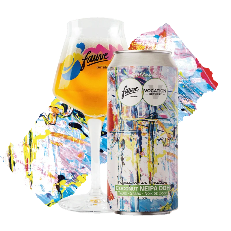 Provoquer sa Vocation - Coconut NEIPA DDH Talus, Sabro, Noix de Coco - Collab' Vocation - 44cL