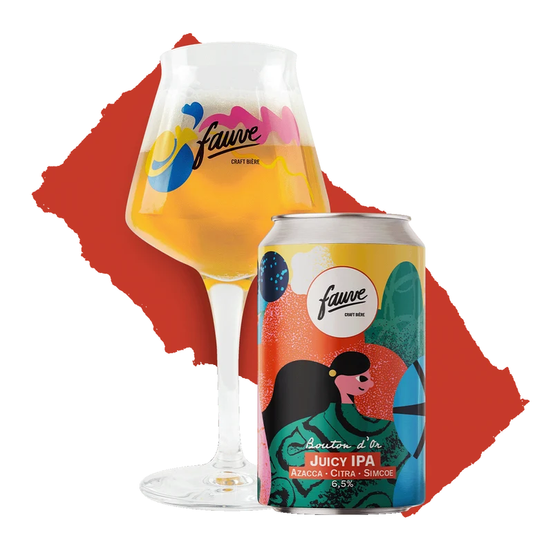Bouton d’Or - Juicy IPA Azacca, Citra, Simcoe - 33cL
