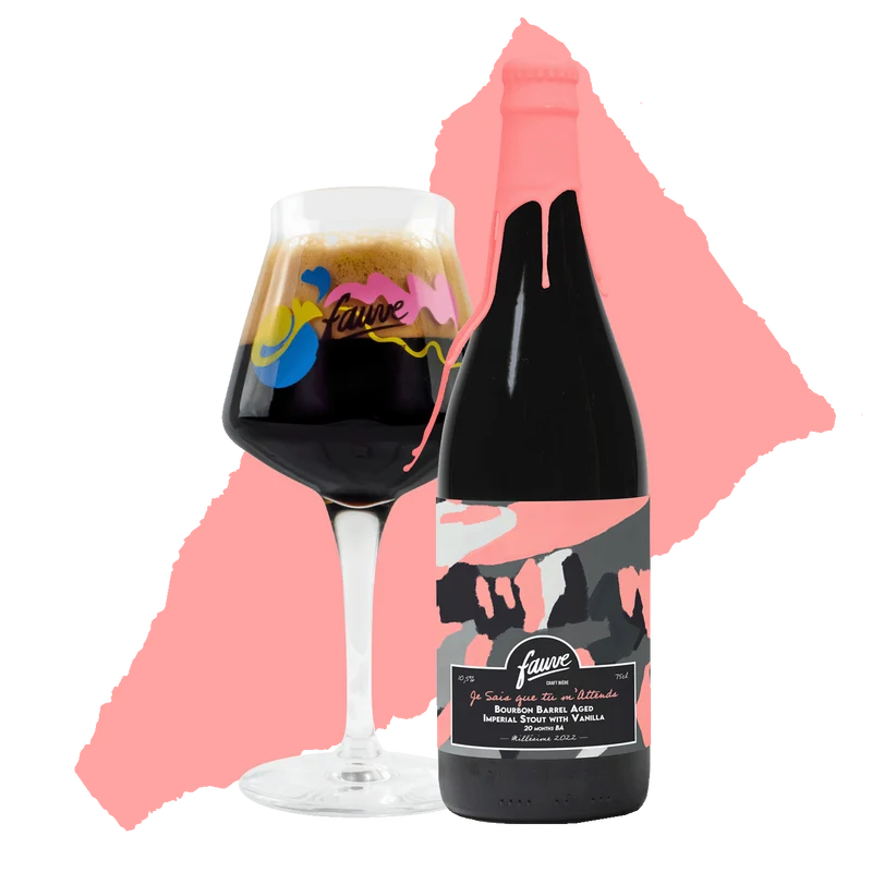 Je Sais que tu m'Attends - Imperial Stout Vanille Bourbon BA 20 mois