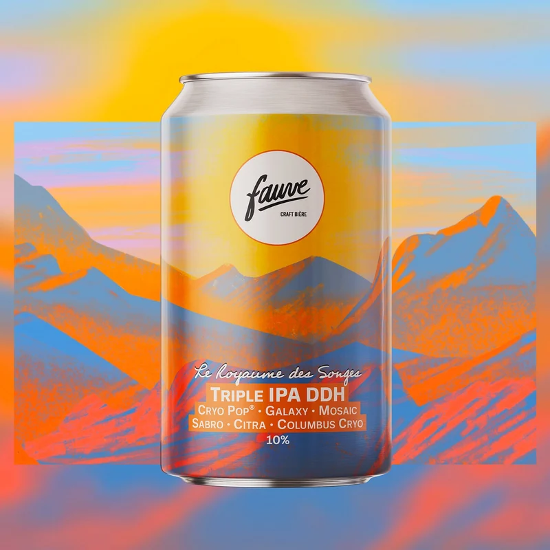Le Royaume des Songes - Triple IPA DDH Cryo Pop, Galaxy, Mosaic, Sabro, Citra, Columbus Cryo 33cL