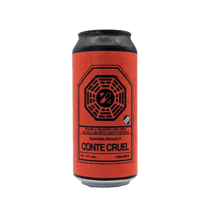 Prizm collab' Hoppy People - Dharma Project : Conte Cruel 44cl | Double Mashed DDH QIPA (Quadruple IPA)